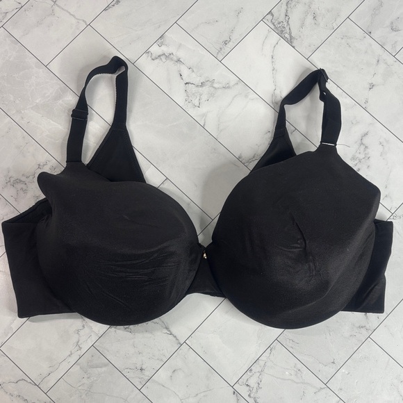 Cacique Other - NWOT Cacique Lane Bryant Full Coverage Bra Black Lightly Lined UNDERWIRE 42D